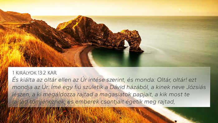 1 Királyok 13:2 KAR Bible Verse Image