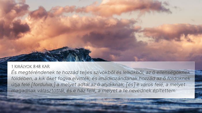 1 Királyok 8:48 KAR Bible Verse Image