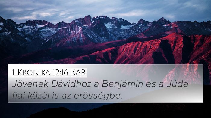 1 Krónika 12:16 KAR Bible Verse Image