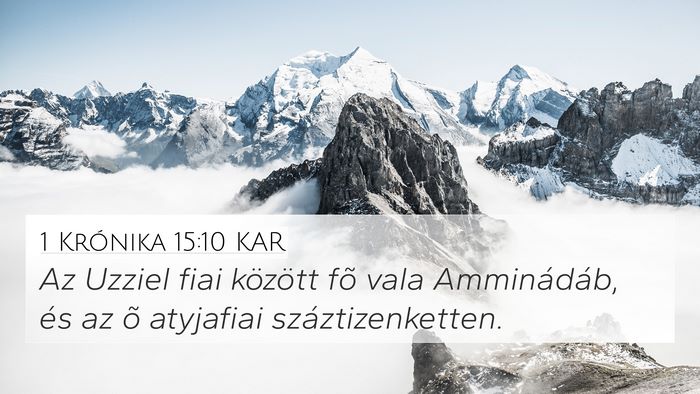 1 Krónika 15:10 KAR Bible Verse Image