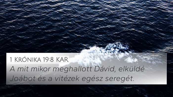 1 Krónika 19:8 KAR Bible Verse Image