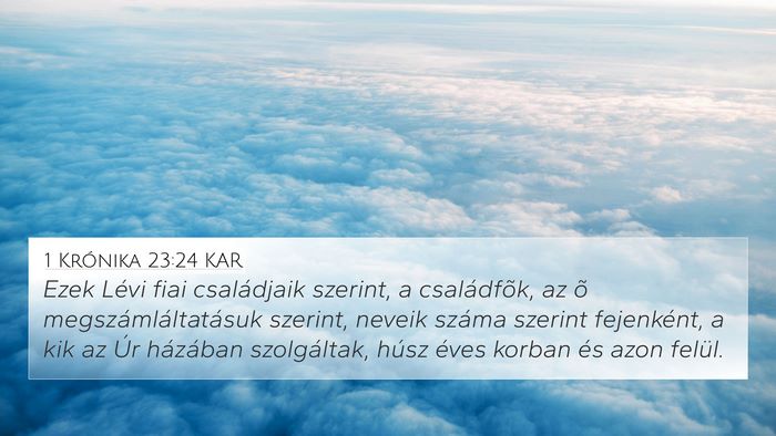1 Krónika 23:24 KAR Bible Verse Image