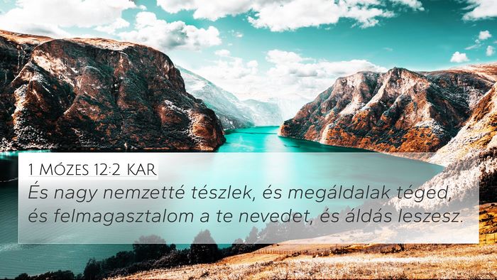 1 Mózes 12:2 KAR Bible Verse Image