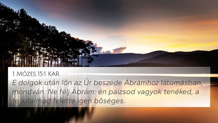 1 Mózes 15:1 KAR Bible Verse Image