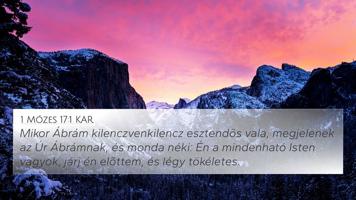 1 Mózes 17:1 KAR Bible Verse Image