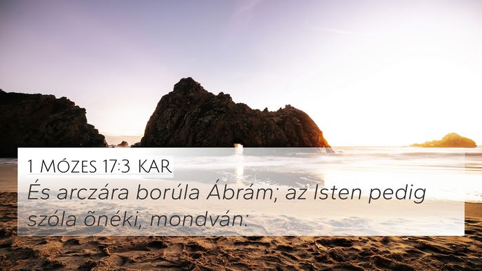 1 Mózes 17:3 KAR Bible Verse Image