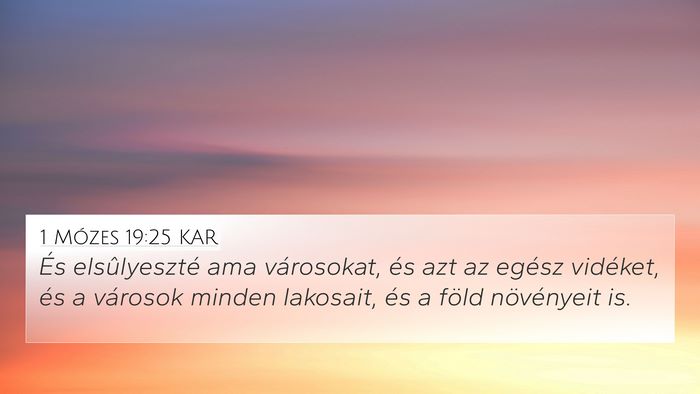 1 Mózes 19:25 KAR Bible Verse Image
