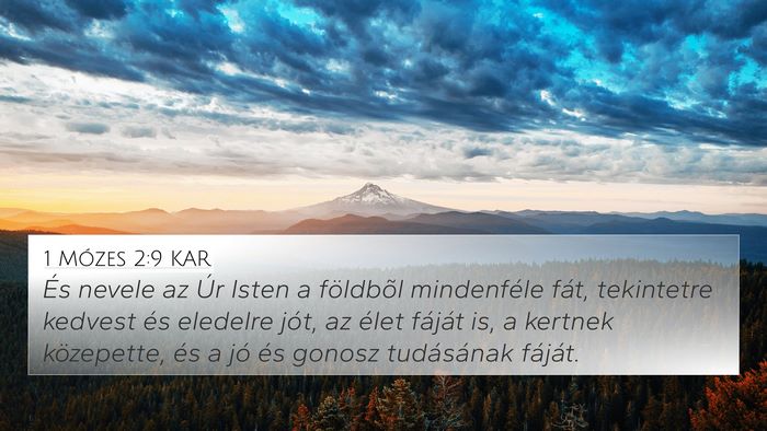 1 Mózes 2:9 KAR Bible Verse Image