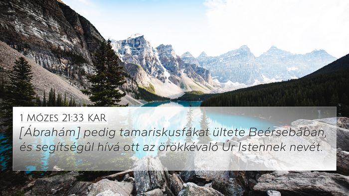 1 Mózes 21:33 KAR Bible Verse Image