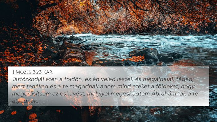 1 Mózes 26:3 KAR Bible Verse Image