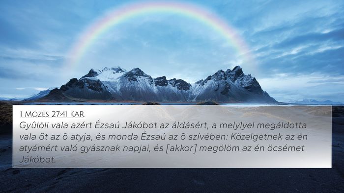 1 Mózes 27:41 KAR Bible Verse Image