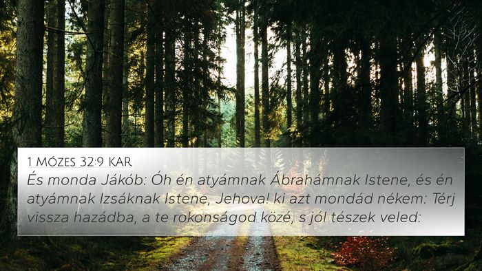 1 Mózes 32:9 KAR Bible Verse Image