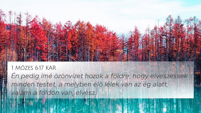 1 Mózes 6:17 KAR Bible Verse Image