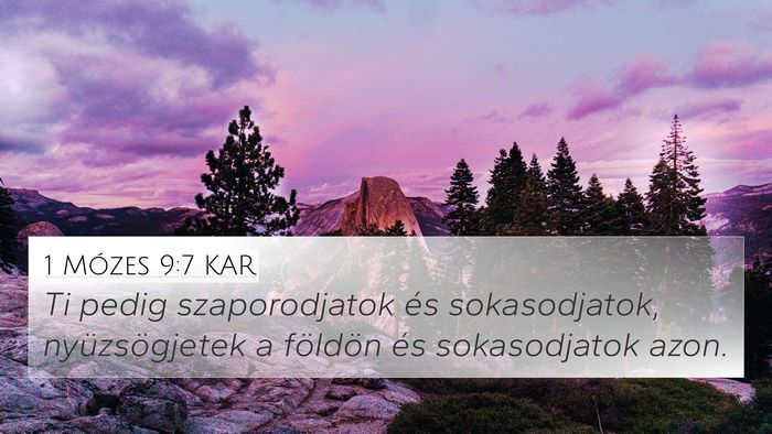 1 Mózes 9:7 KAR Bible Verse Image