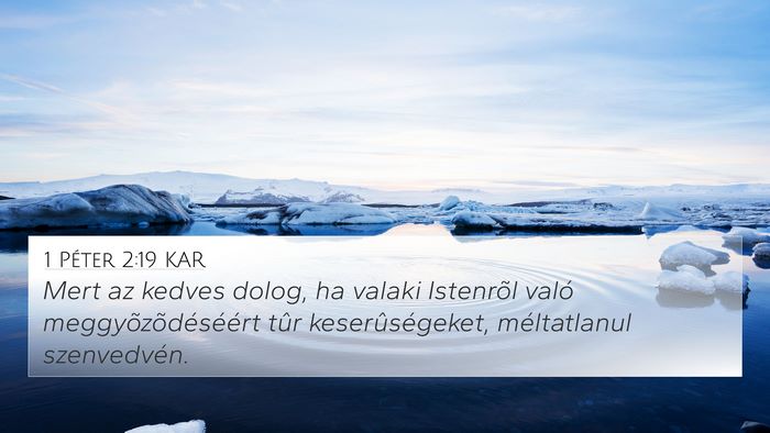 1 Péter 2:19 KAR Bible Verse Image