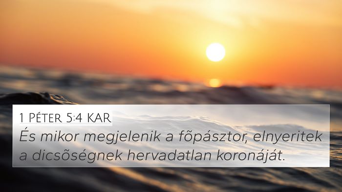 1 Péter 5:4 KAR Bible Verse Image