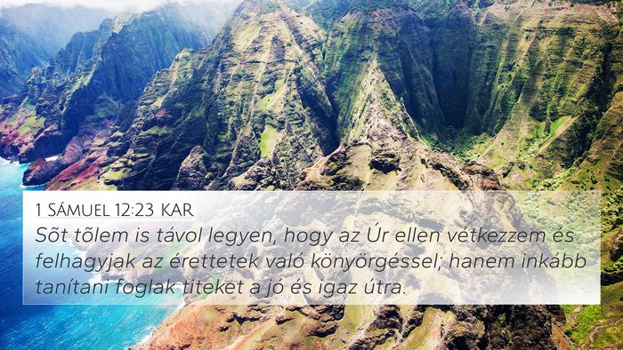 1 Sámuel 12:23 KAR Bible Verse Image