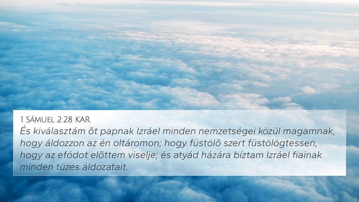 1 Sámuel 2:28 KAR Bible Verse Image