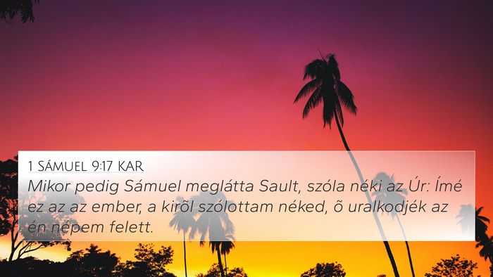 1 Sámuel 9:17 KAR Bible Verse Image