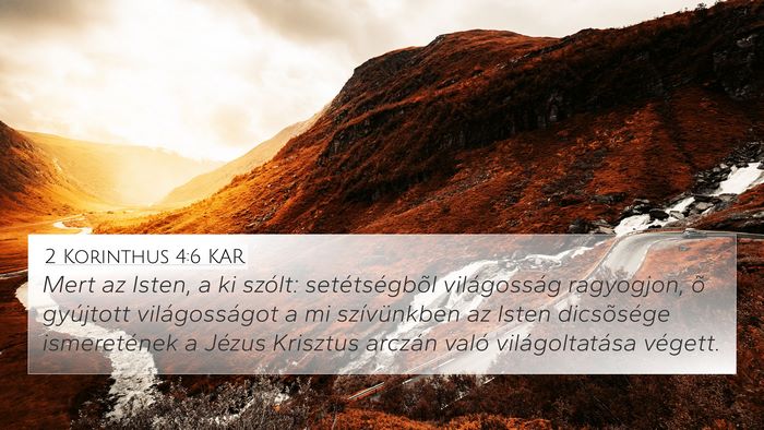 2 Korinthus 4:6 KAR Bible Verse Image