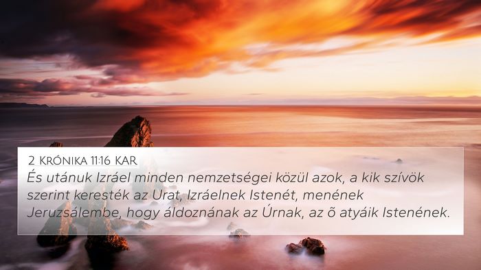 2 Krónika 11:16 KAR Bible Verse Image