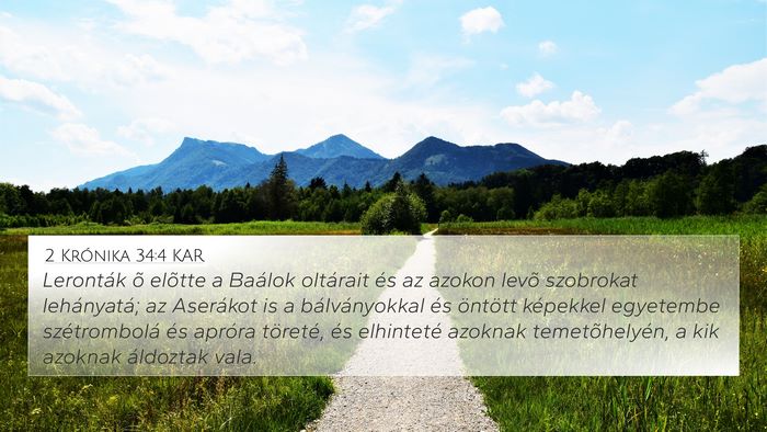 2 Krónika 34:4 KAR Bible Verse Image