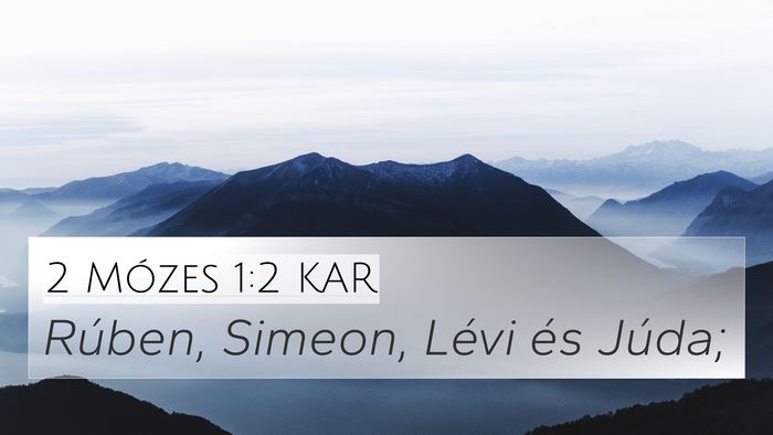 2 Mózes 1:2 KAR 4K Wallpaper - Rúben, Simeon, Lévi és - 4K Wallpaper Bible Verse