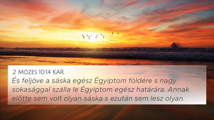 2 Mózes 10:14 KAR Bible Verse Image