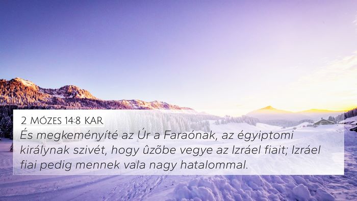 2 Mózes 14:8 KAR Bible Verse Image
