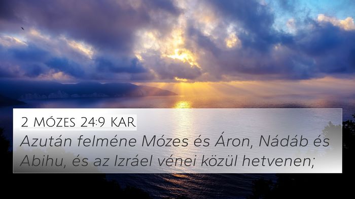 2 Mózes 24:9 KAR Bible Verse Image