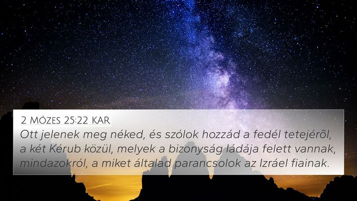 2 Mózes 25:22 KAR Bible Verse Image
