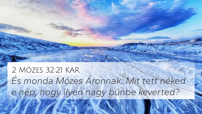 2 Mózes 32:21 KAR Bible Verse Image
