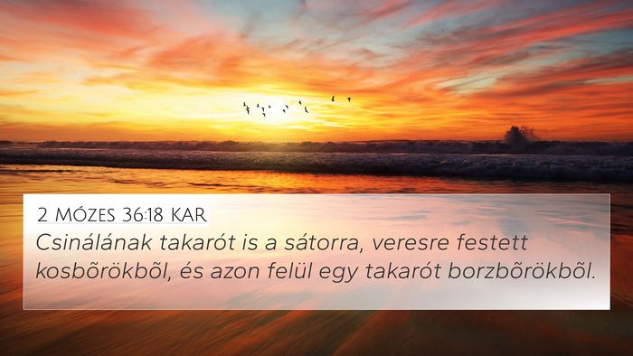 2 Mózes 36:18 KAR Bible Verse Image