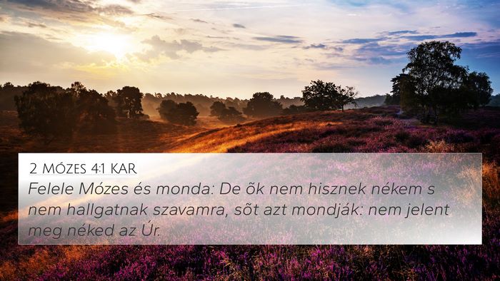 2 Mózes 4:1 KAR Bible Verse Image