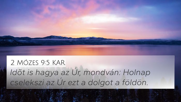 2 Mózes 9:5 KAR Bible Verse Image