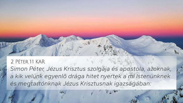 2 Péter 1:1 KAR 4K Wallpaper - Simon Péter, Jézus Krisztus szolgája és - 4K Wallpaper Bible Verse