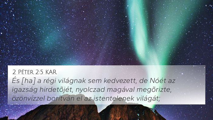 2 Péter 2:5 KAR Bible Verse Image
