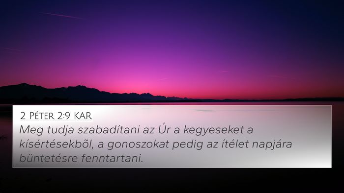2 Péter 2:9 KAR Bible Verse Image