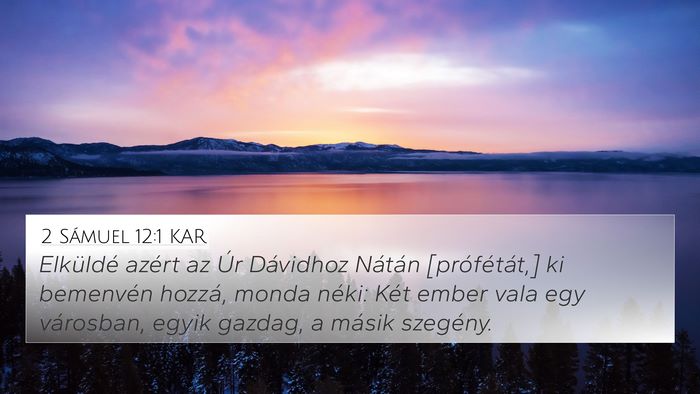 2 Sámuel 12:1 KAR Bible Verse Image