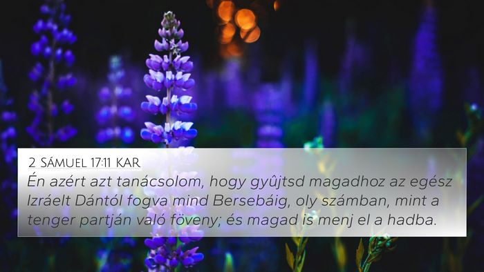 2 Sámuel 17:11 KAR Bible Verse Image
