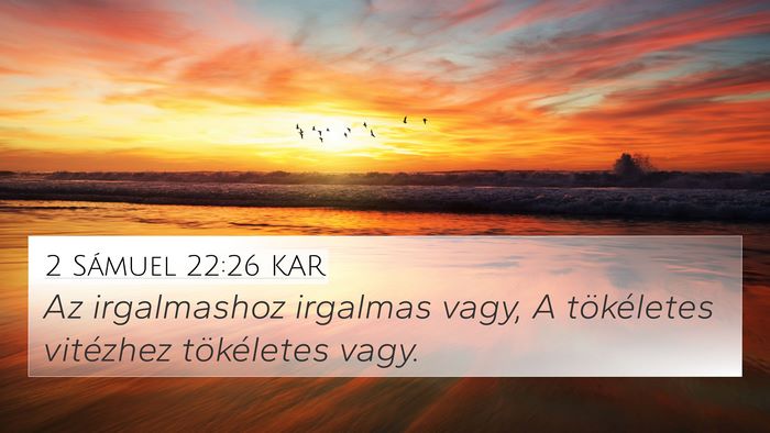 2 Sámuel 22:26 KAR Bible Verse Image