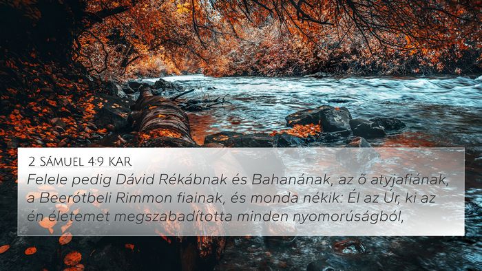 2 Sámuel 4:9 KAR Bible Verse Image
