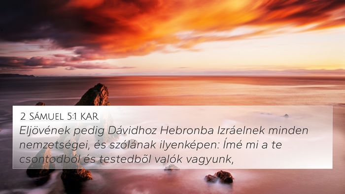 2 Sámuel 5:1 KAR Bible Verse Image