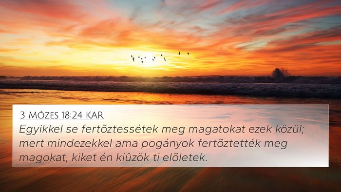 3 Mózes 18:24 KAR Bible Verse Image