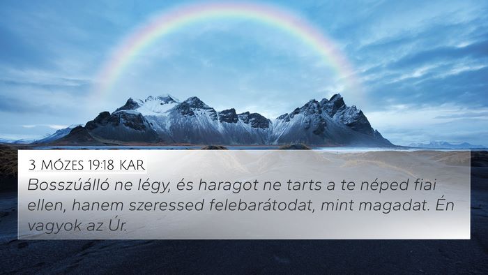 3 Mózes 19:18 KAR Bible Verse Image