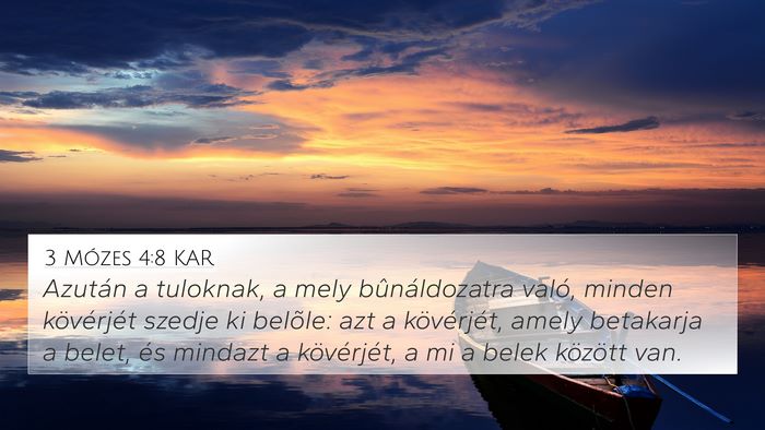 3 Mózes 4:8 KAR Bible Verse Image