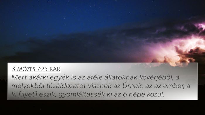 3 Mózes 7:25 KAR Bible Verse Image