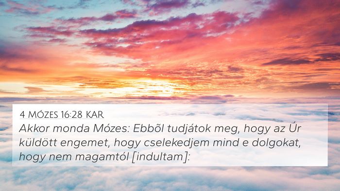 4 Mózes 16:28 KAR Bible Verse Image