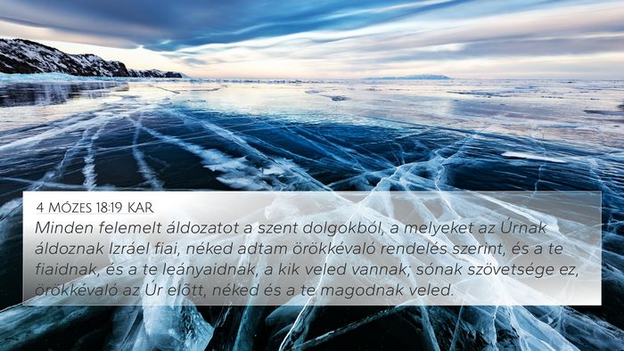 4 Mózes 18:19 KAR Bible Verse Image