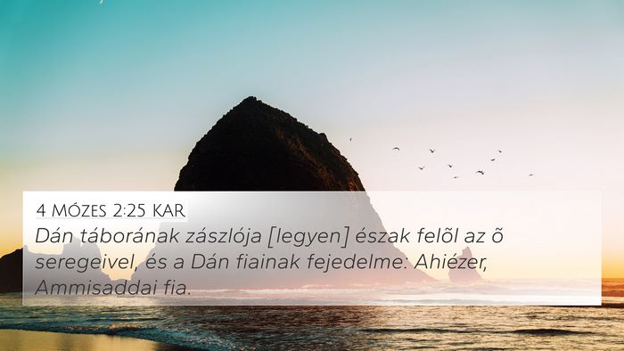 4 Mózes 2:25 KAR Bible Verse Image